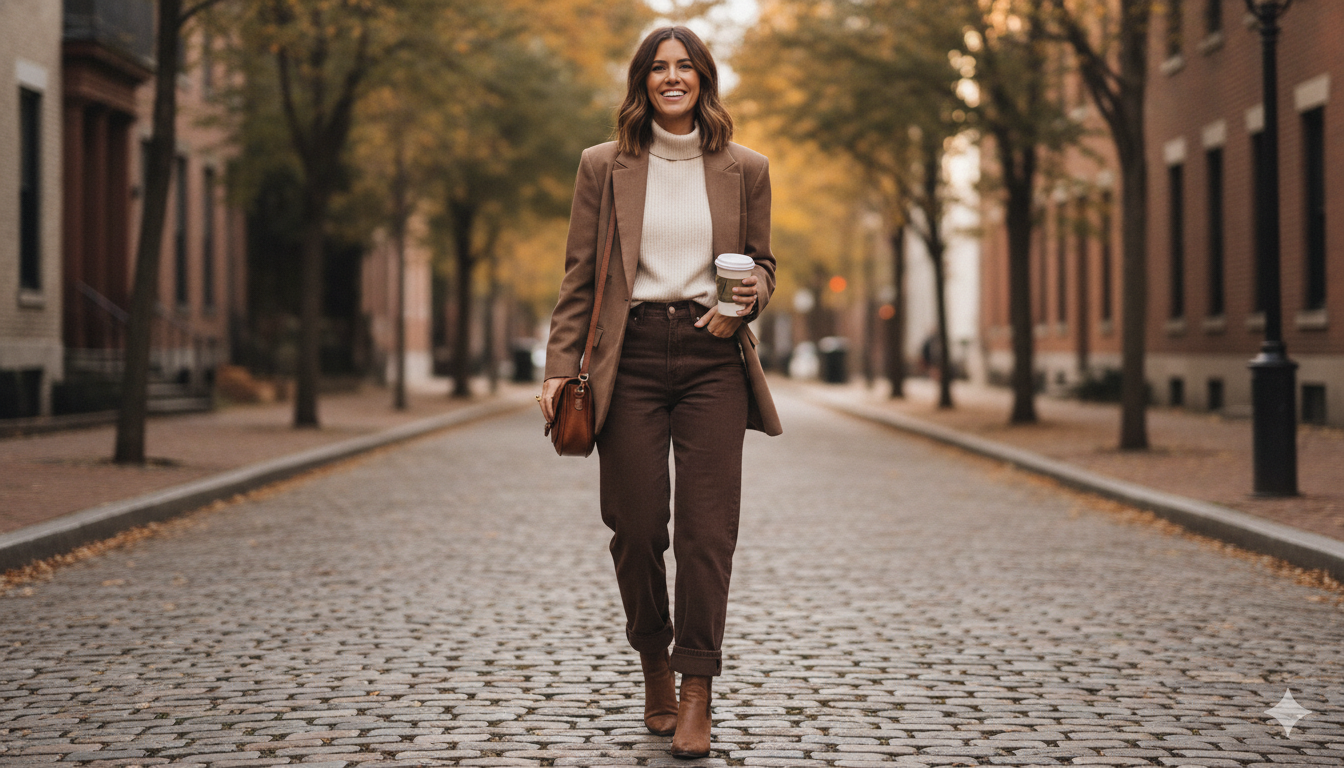 Brown Jeans Fashion Trend: How to Style the IT-Denim of the Season
